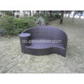 Outdoor Garden Rattan Sun Bed Beach Lounge